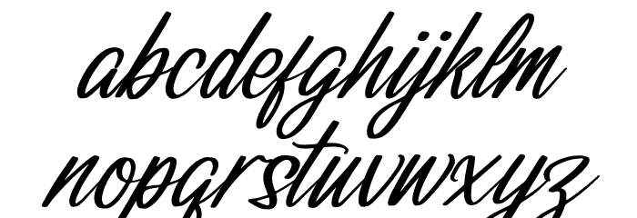 Cuningham Singleton Italic Font LOWERCASE