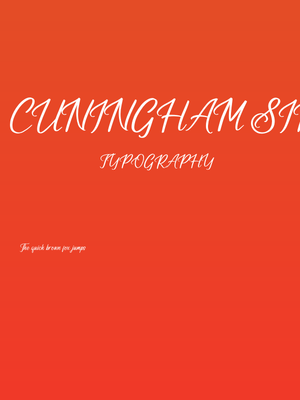 Cuningham Singleton Poster
