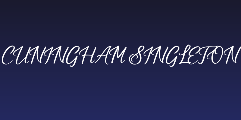 Cuningham Singleton Social Header