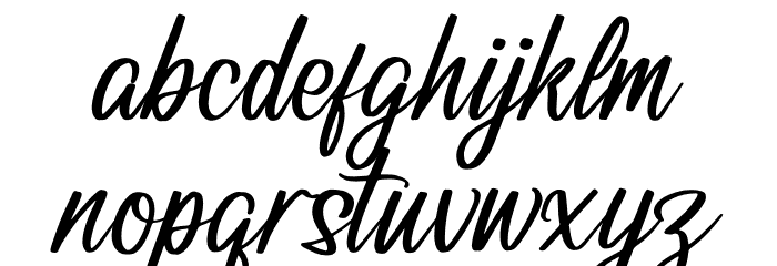 Cuningham Singleton Font LOWERCASE