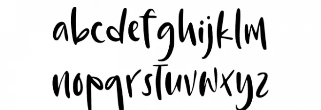 Cunthil フォント 小文字