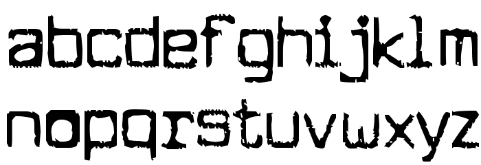 Cuomotype-Regular Font LOWERCASE