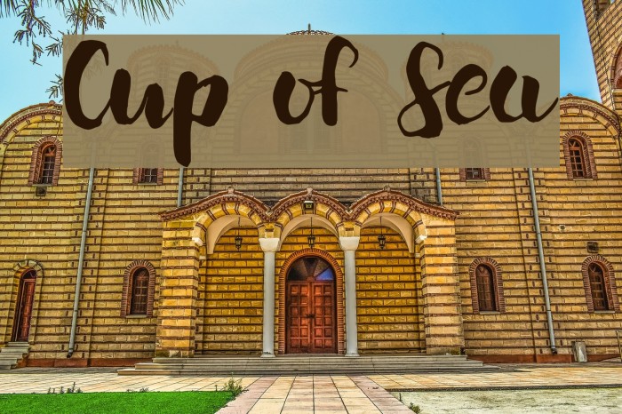 Cup of Sea Font examples