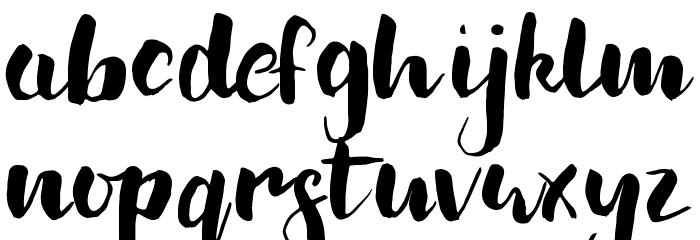 Cup of Sea Font LOWERCASE