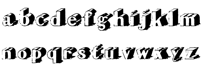 Cup of tea Font LOWERCASE