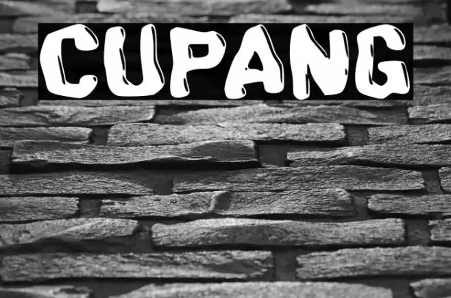 Cupang Font examples