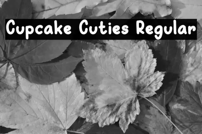 Cupcake Cuties Regular Font examples