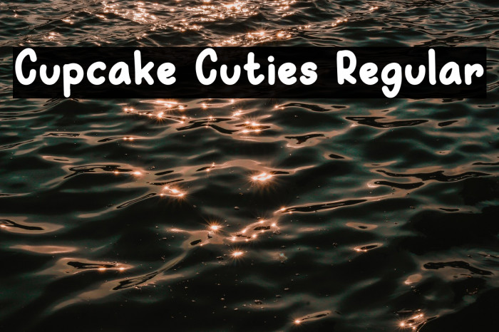 Cupcake Cuties Regular Polices examples