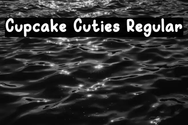 Cupcake Cuties Regular Font examples