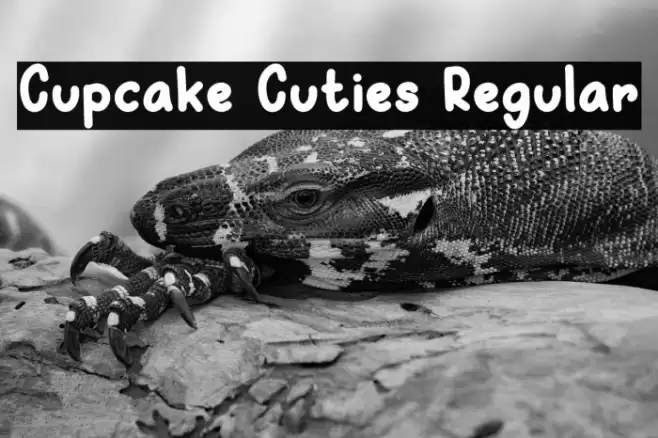Cupcake Cuties Regular Font examples