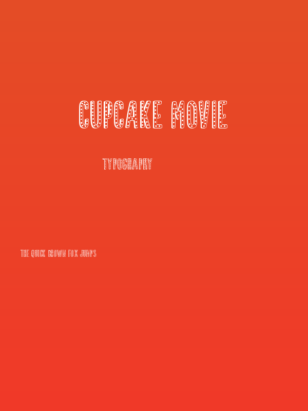 Cupcake Movie Poster