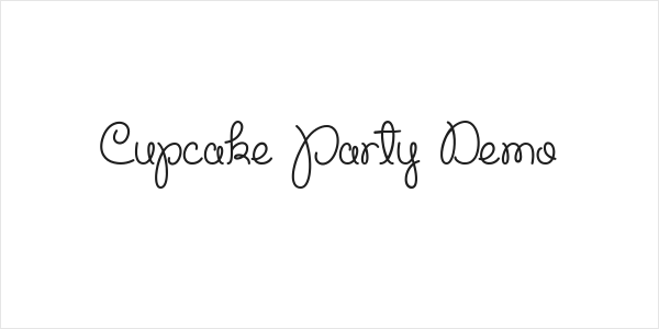 Cupcake Party Demo Logo