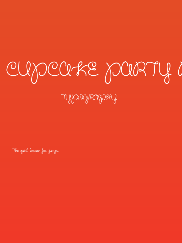 Cupcake Party Demo Poster
