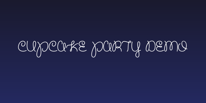 Cupcake Party Demo Social Header