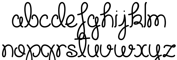 Cupcake Party Demo Font LOWERCASE