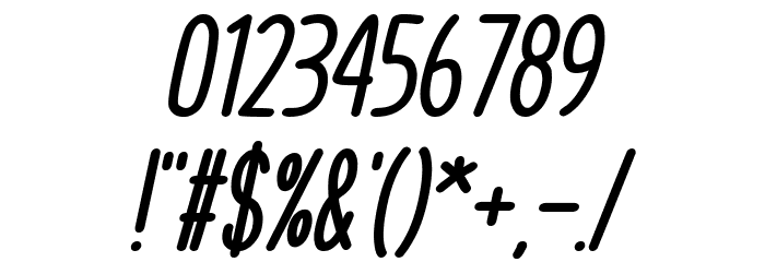Cupcake Smiles Bold Italic Font OTHER CHARS