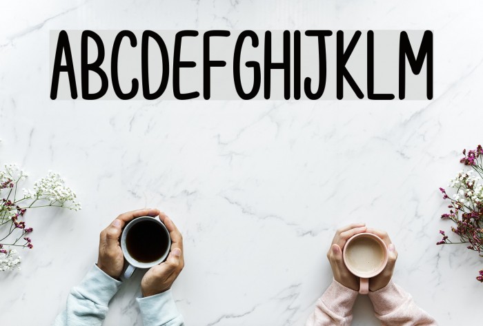 Cupcake Smiles Bold Font examples