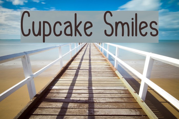 Cupcake Smiles Font examples