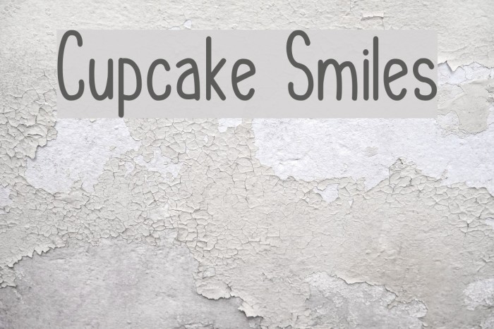 Cupcake Smiles Font examples