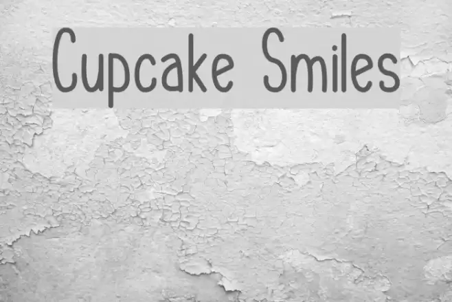 Cupcake Smiles Font examples