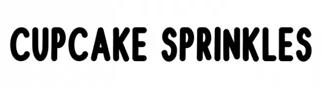 Cupcake Sprinkles Schriftart