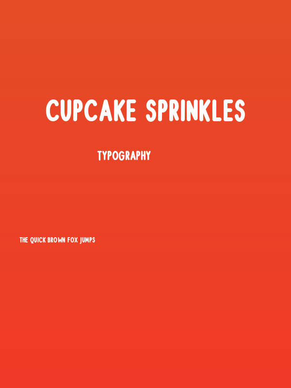 Cupcake Sprinkles Poster