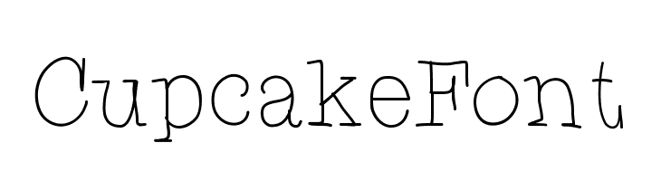CupcakeFont  Скачать бесплатные шрифты