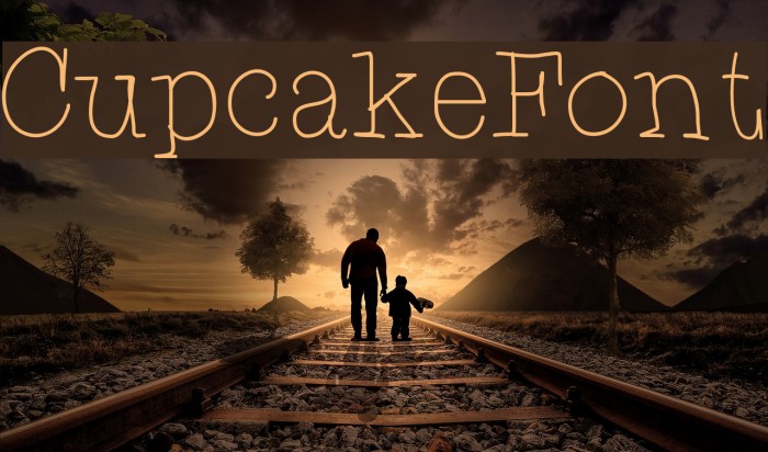 CupcakeFont Font examples