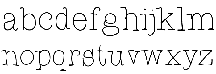 CupcakeFont Font LOWERCASE