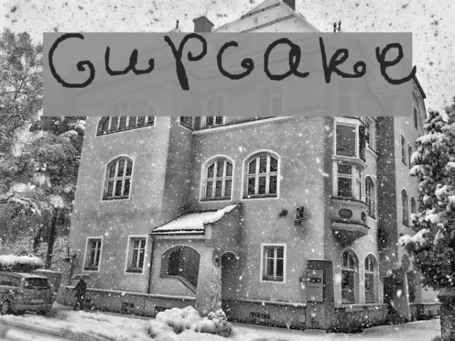 Cupcake Font examples