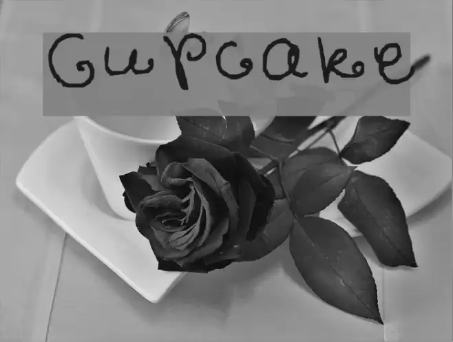 Cupcake Font examples