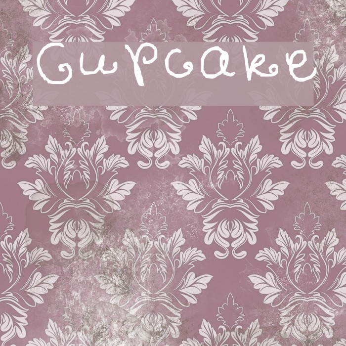 Cupcake Font examples