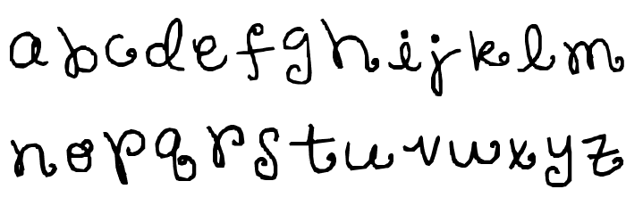 Cupcake Font LOWERCASE