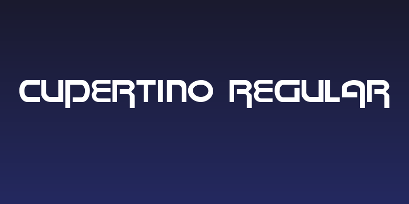 Cupertino Regular Social Header