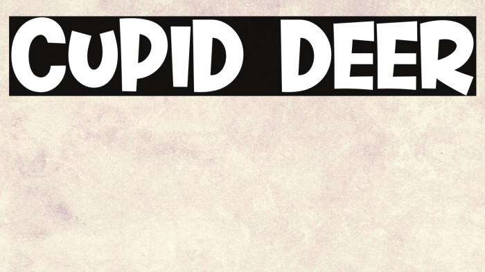 Cupid Deer Font examples