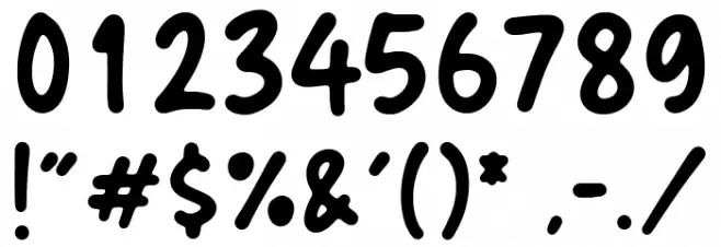 Cupid Gummies Font OTHER CHARS