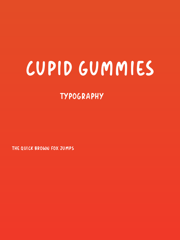 Cupid Gummies Poster