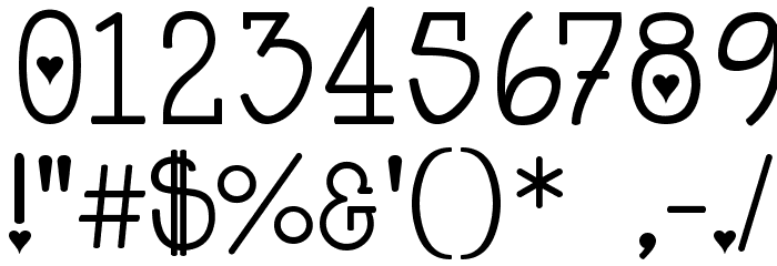 Cupid de Locke Font OTHER CHARS