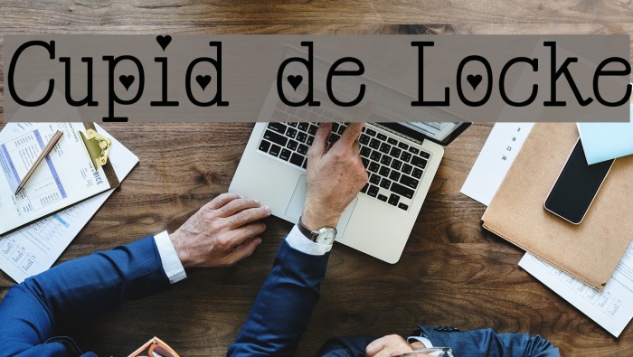 Cupid de Locke Font examples