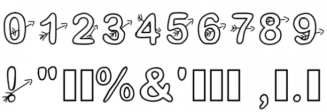 Cupidon Font OTHER CHARS