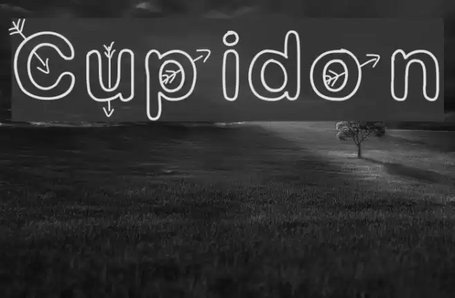 Cupidon Font examples