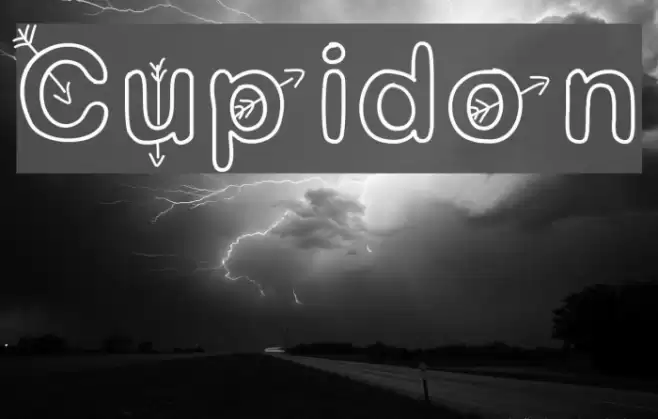 Cupidon Font examples