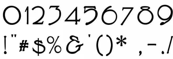 Cupola Bold Font OTHER CHARS