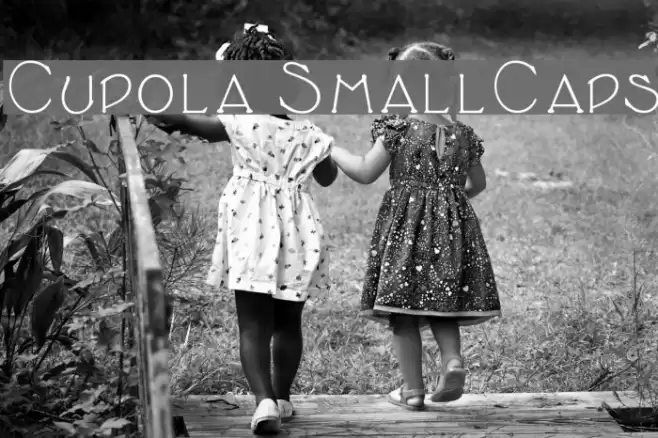 Cupola SmallCaps Font examples