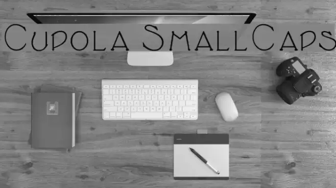 Cupola SmallCaps Font examples