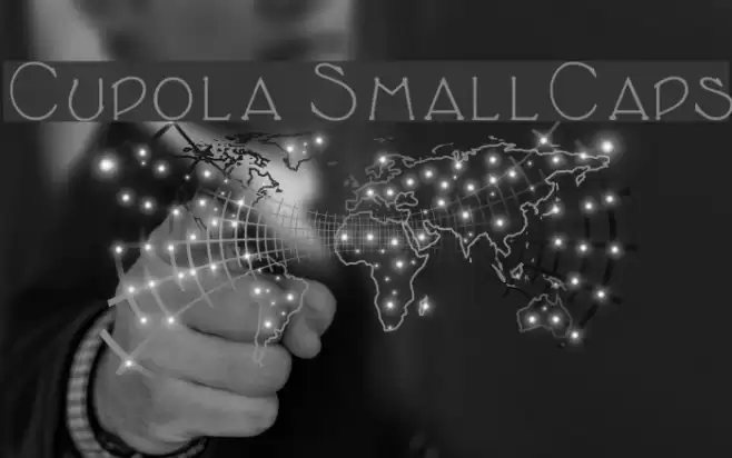 Cupola SmallCaps Font examples