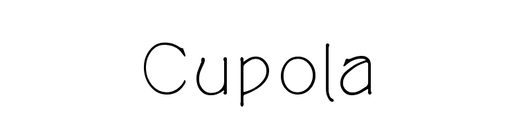 Cupola  Скачать бесплатные шрифты