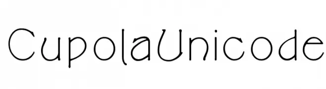 CupolaUnicode  免费字体下载