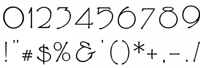 CupolaUnicode Font OTHER CHARS