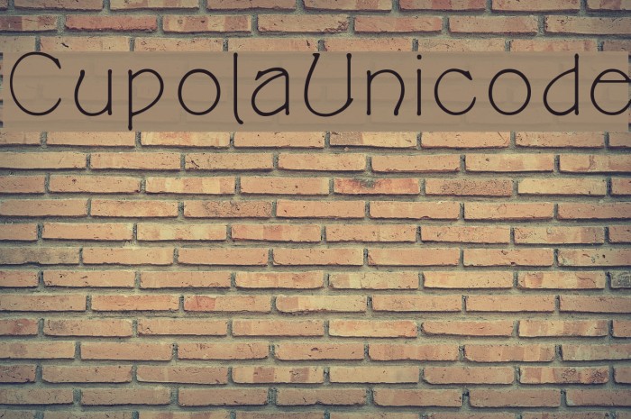 CupolaUnicode Example 3